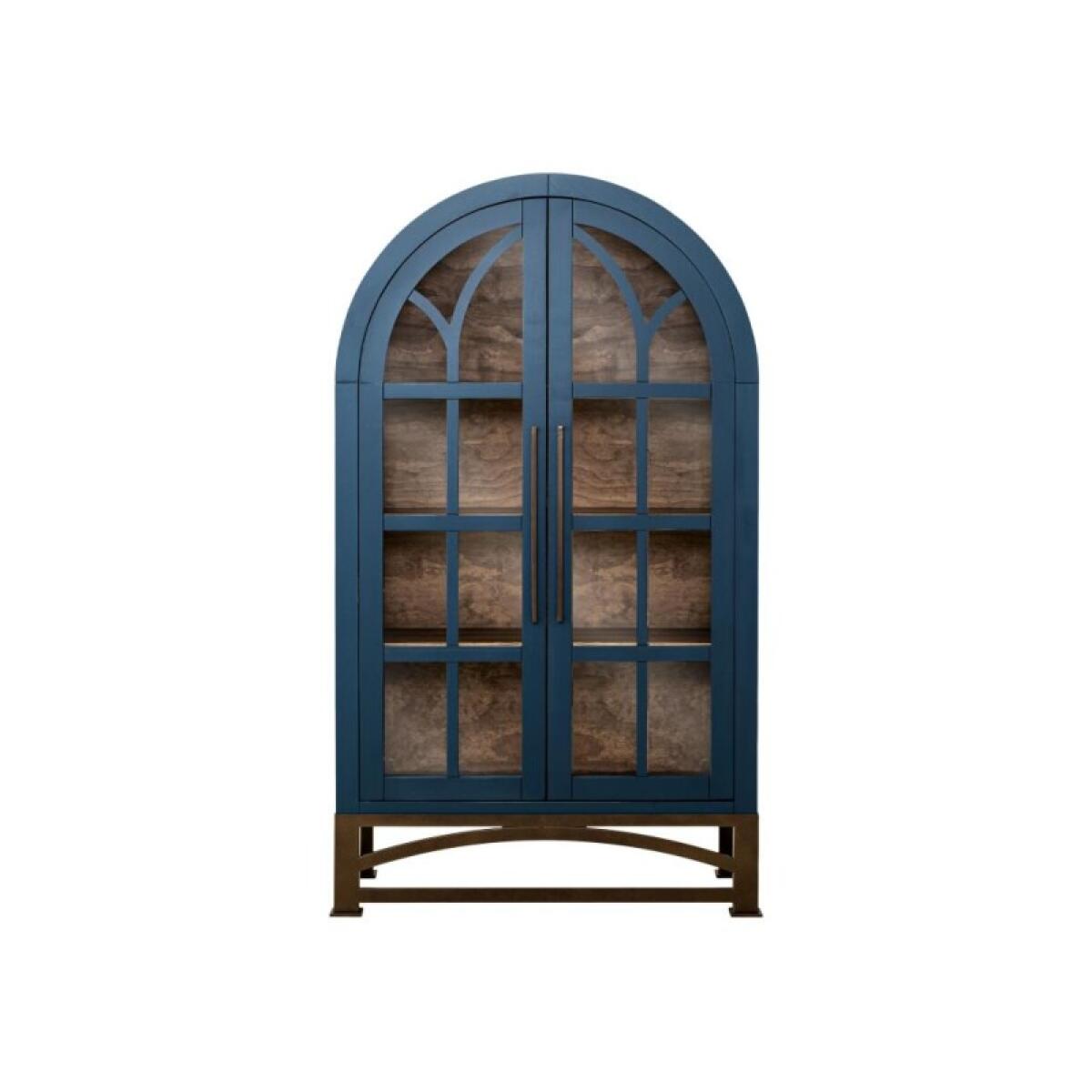 f5a471776c5484d162cc2eda5696f5c5 Obsidian 2 Glass Door Cabinet - Image 1