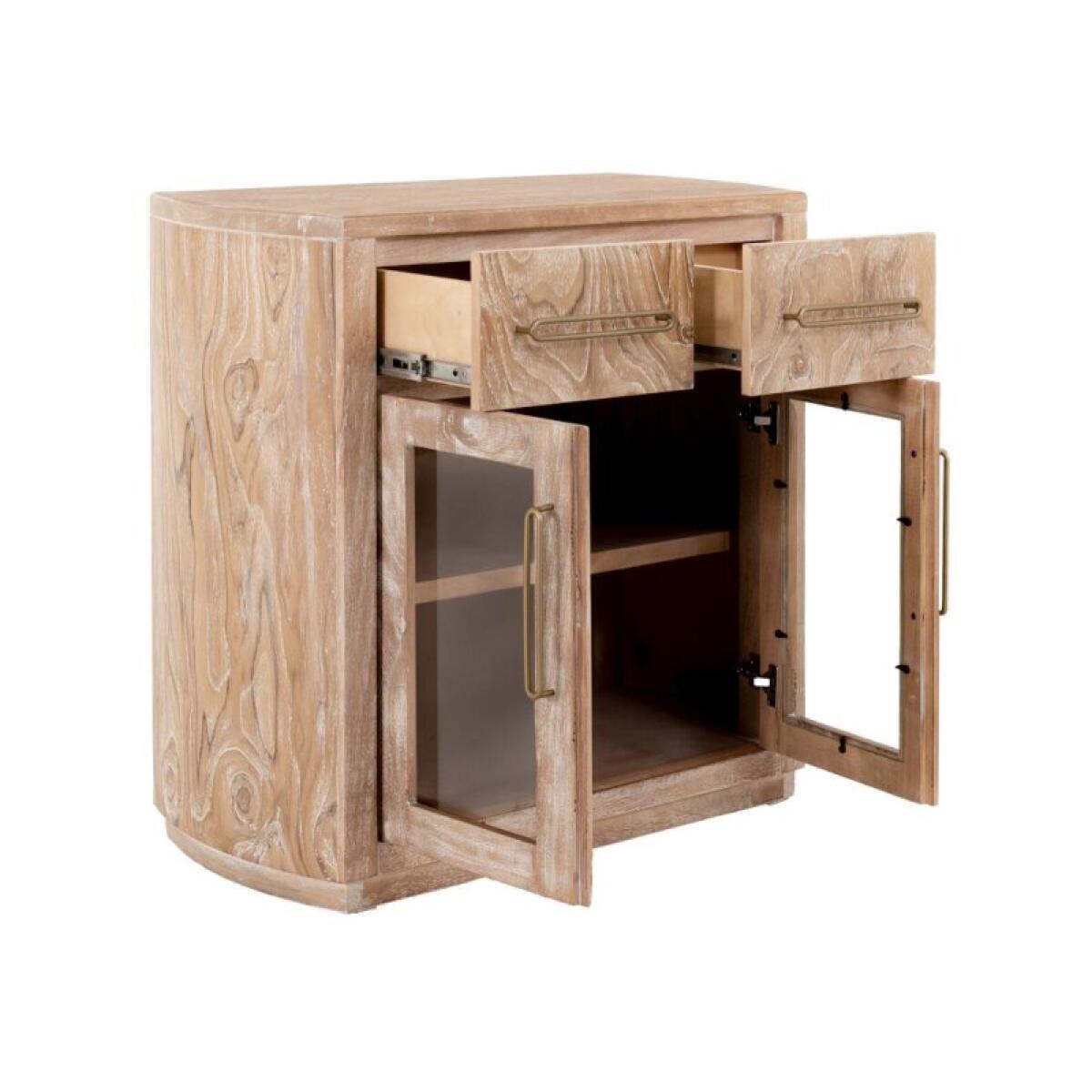 Balam 2 Drawer & 2 Glass Door Server - Image 3