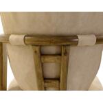 Silver Poly Suede Upholstered Chair IFD6476CHU - Image 6