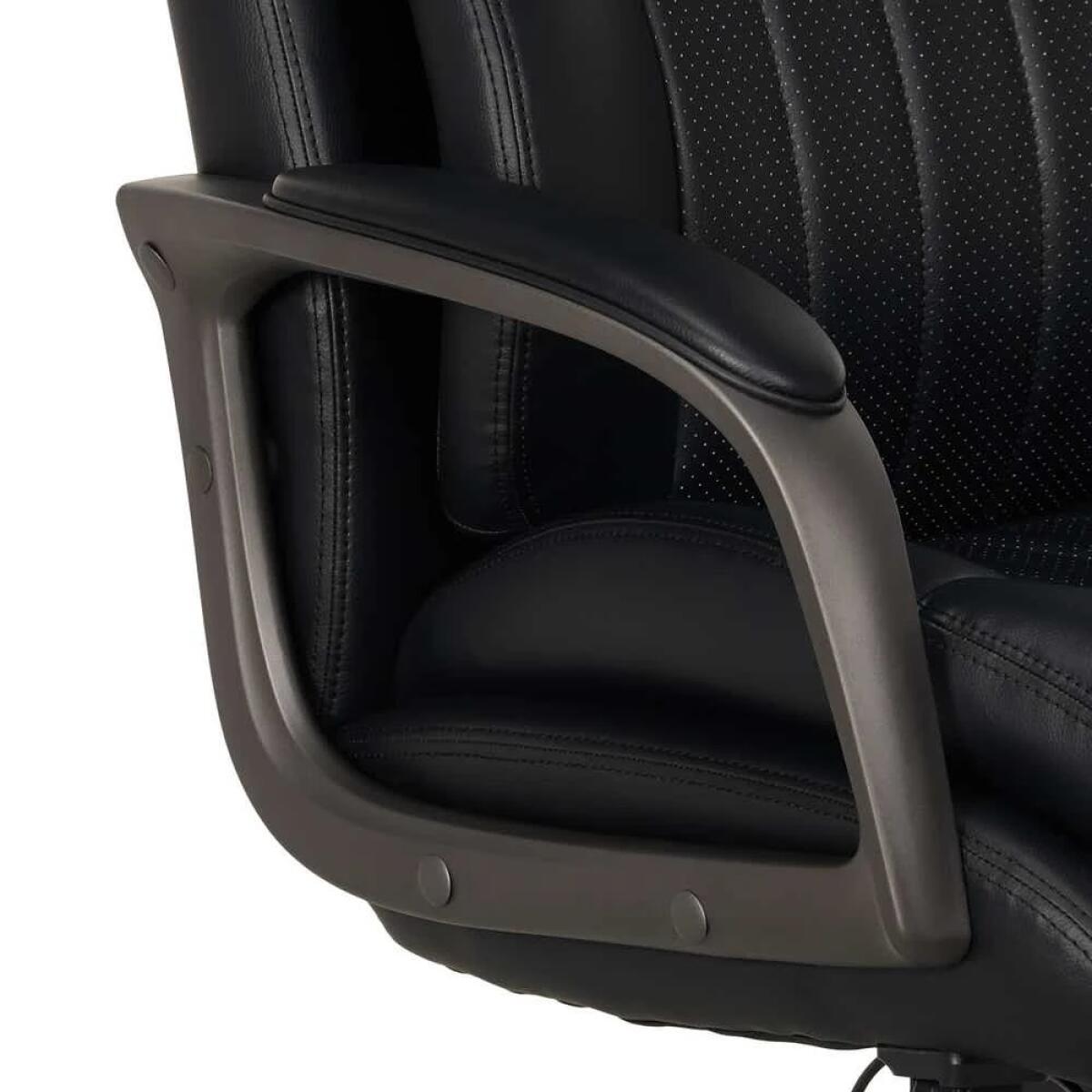 Nova Executive Leather Office Chair, Black - 52372-BLK - Image 3