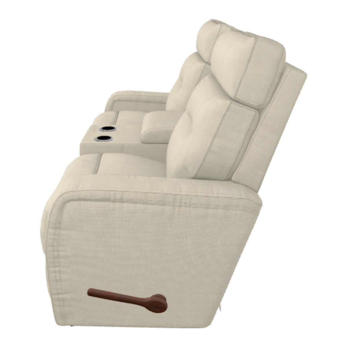 Baron Wall Reclining Loveseat w/ Console - 339807 - Image 2
