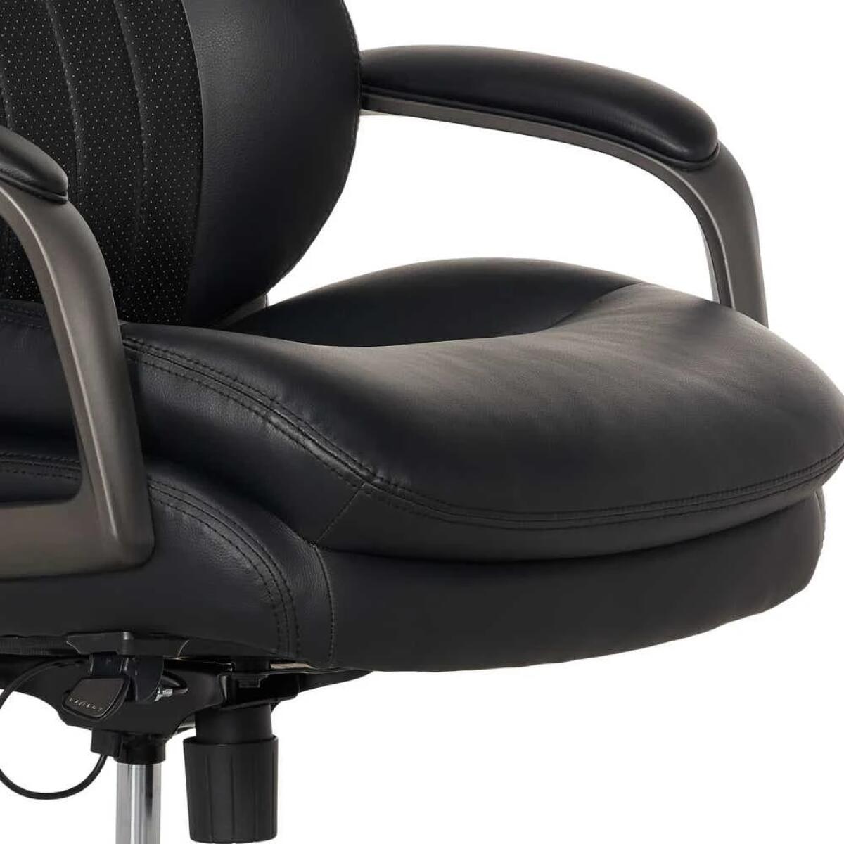 Nova Executive Leather Office Chair, Black - 52372-BLK - Image 4