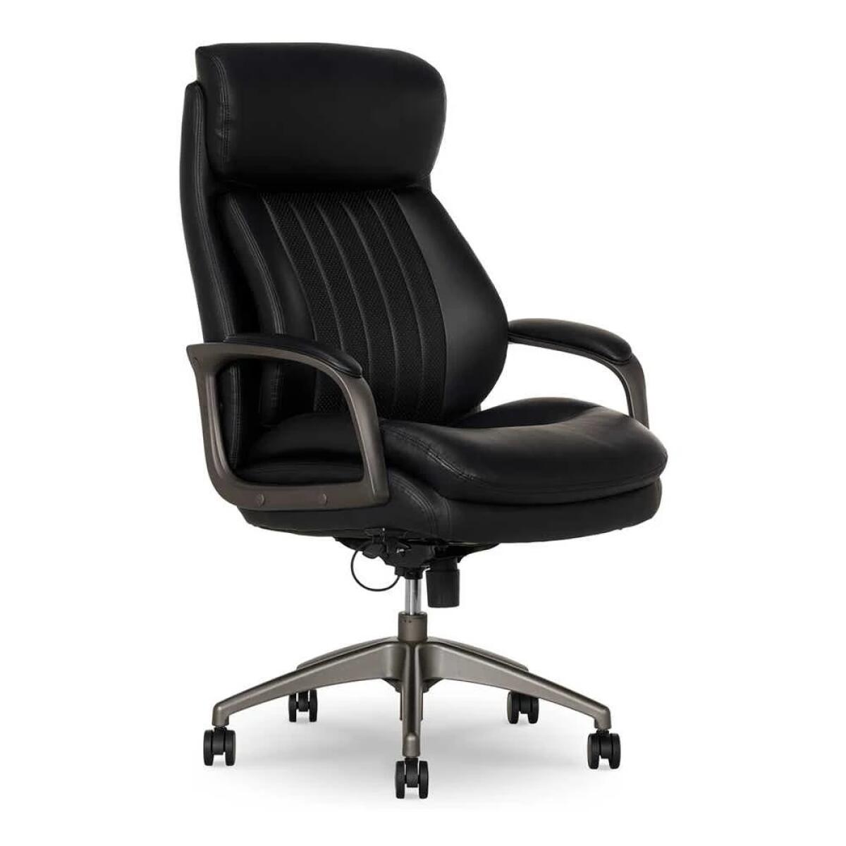 Nova Executive Leather Office Chair, Black - 52372-BLK - Image 8