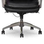 Nova Executive Leather Office Chair, Black - 52372-BLK - Image 5