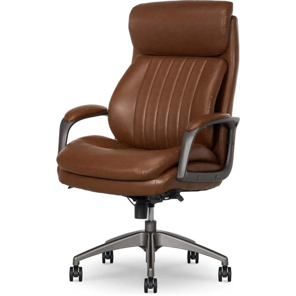 Nova Executive Leather Office Chair, Cognac - 52372-CBRN - Image 8