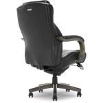 Delano Big & Tall Executive Leather Office Chair, Jet Black with Distressed Wood - 45833B-LZB - Image 6