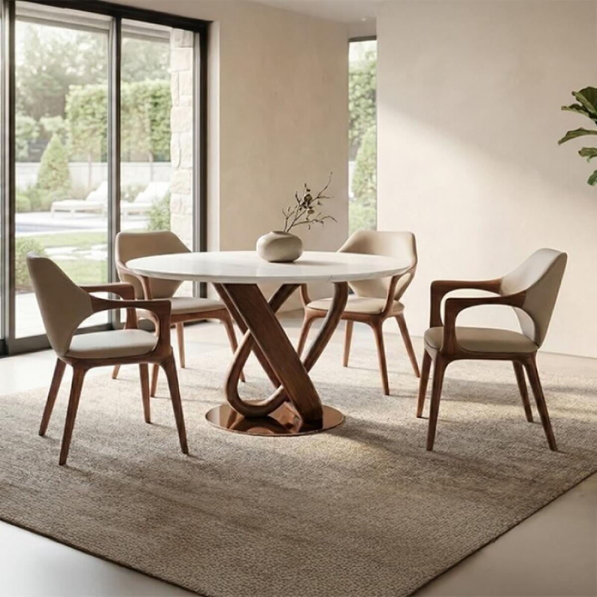 119afaf6d5efb5c0f688cea04d5af5d1 Axion Round Dining Table - Image 1