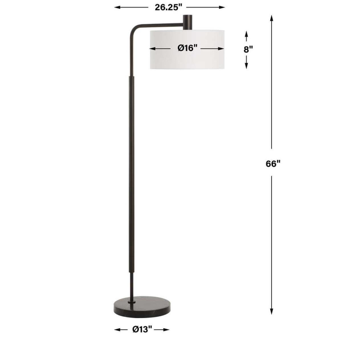 Richie Floor Lamp, Black - Image 6