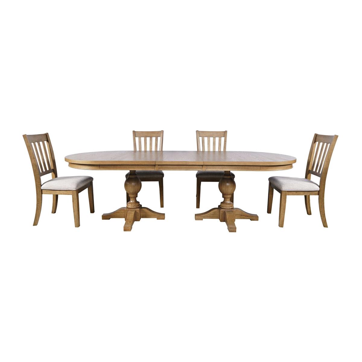 Brentwood 102" Double Pedestal Dining Table - Image 2