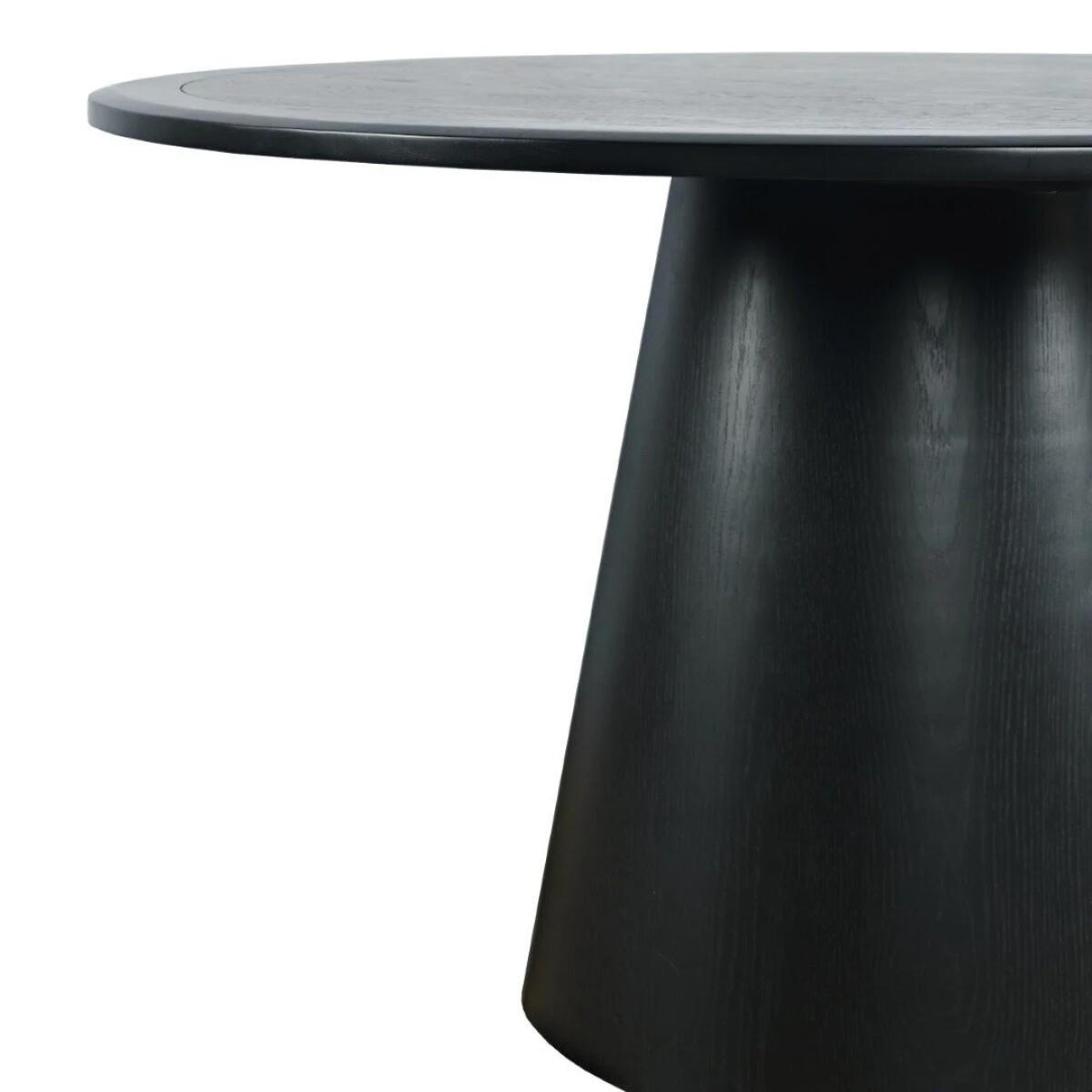 Nash 50" Round Dining Table Black - Image 3