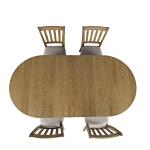 Brentwood 102" Double Pedestal Dining Table - Image 3
