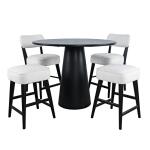 Nash 45" Counter Dining Black Table Kit - Image 4