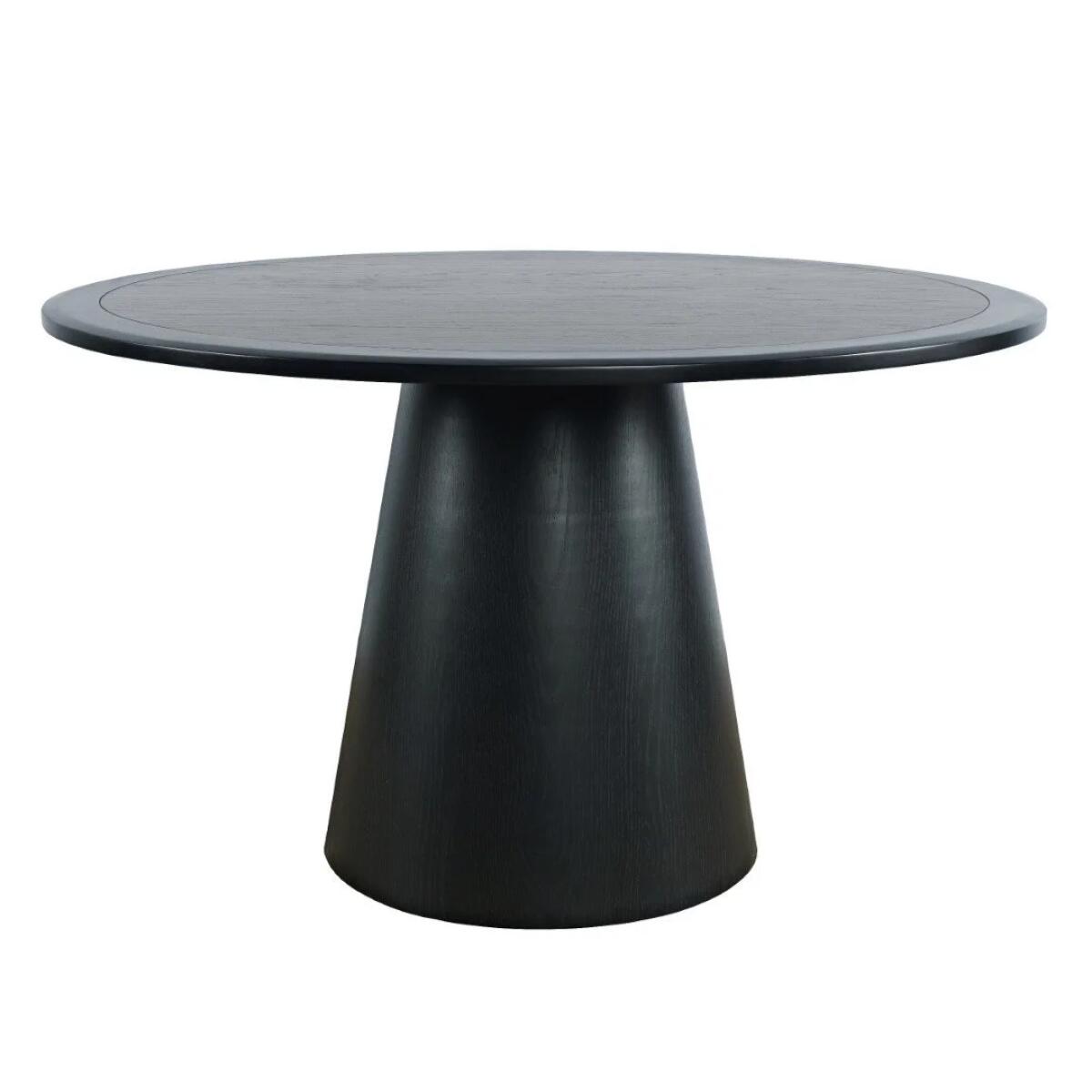 ab85e461654af195a74cea843909fca1 Nash 50" Round Dining Table Black - Image 1