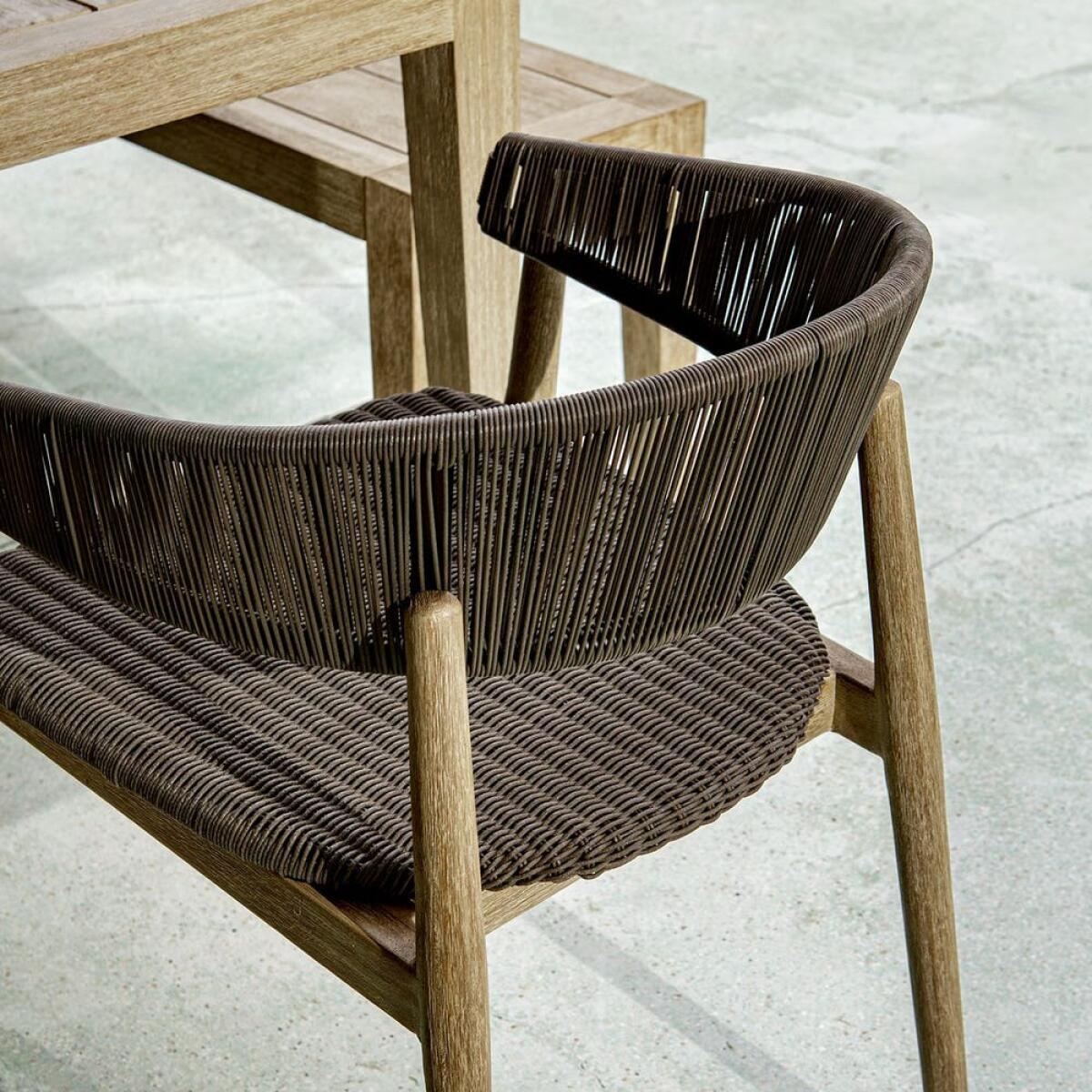 Dermott Outdoor Dining Chair, Java, 2 Per Box, Priced Each - Image 5