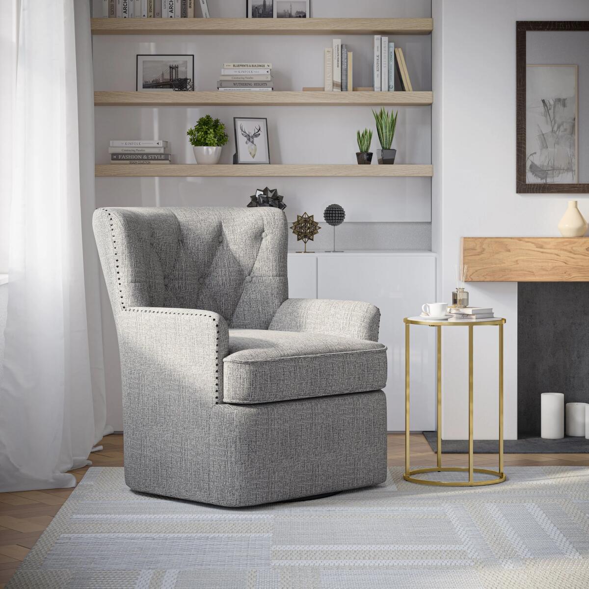 Bryson Swivel Accent Chair - Image 9