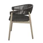 Dermott Outdoor Dining Chair, Java, 2 Per Box, Priced Each - Image 8