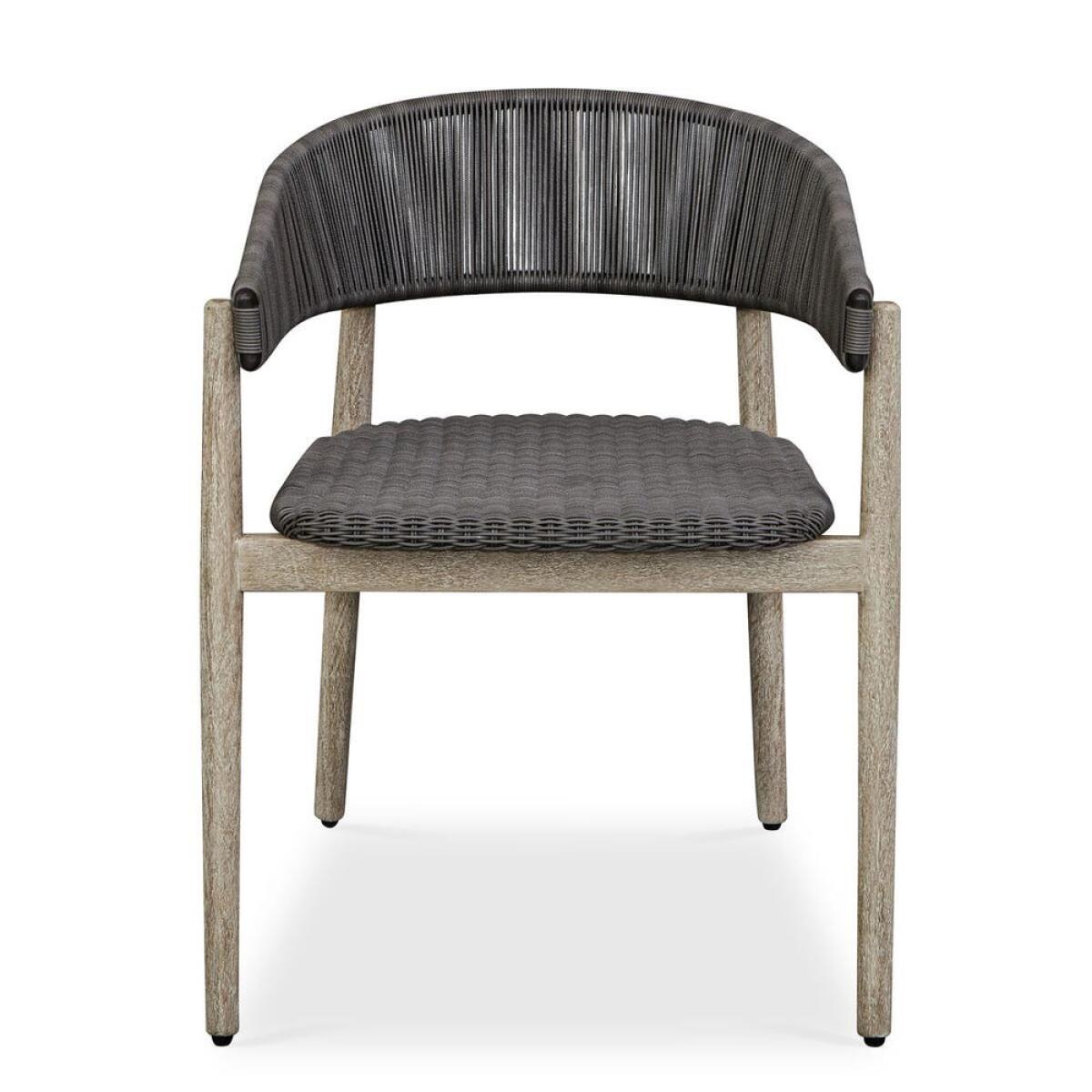 f2ba52d766174201e27b8d4035e0aded Dermott Outdoor Dining Chair, Java, 2 Per Box, Priced Each - Image 1