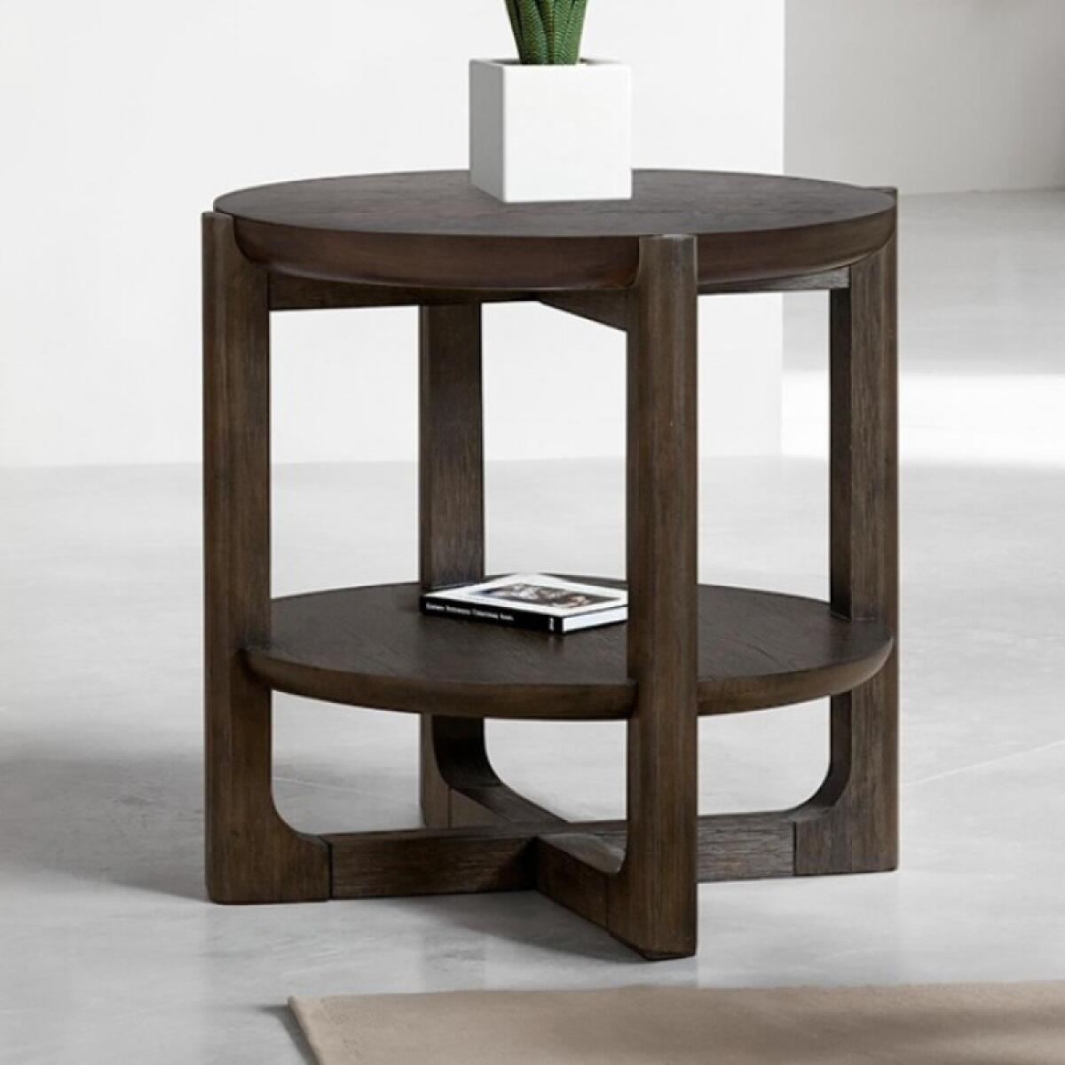 fb95d2b7c994ddea2e4a5dd992afd5c5 Vellara End Table w/ Wood Top - Image 1