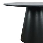 Nash 50" Round Dining Table Black - Image 3